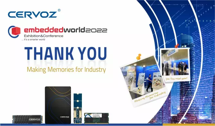 Cervoz_Thanks for visiting Cervoz at Embedded World 2022