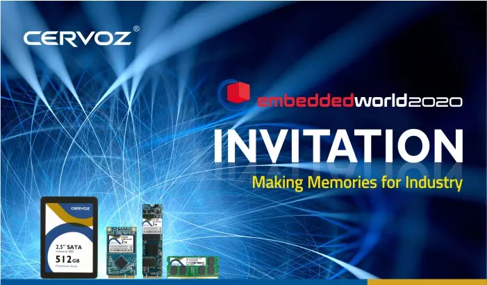 Cervoz_Invitation: embedded world 2020