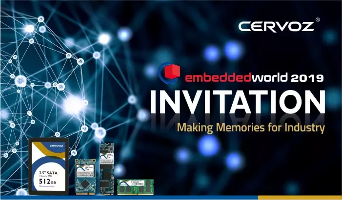 Cervoz_Invitation: embedded world 2019