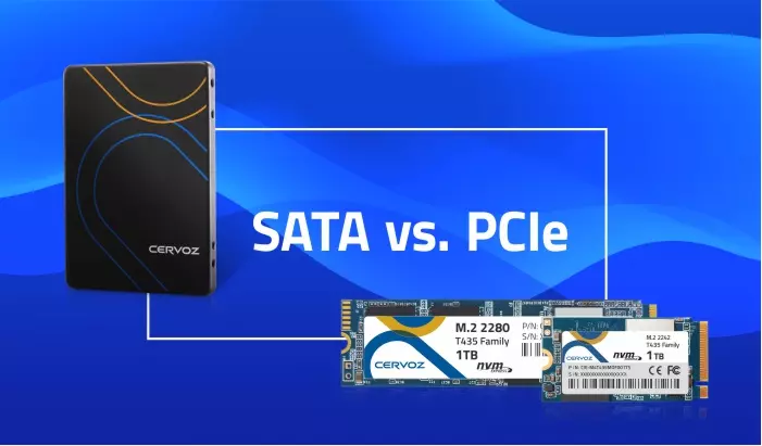 Cervoz_SATA vs. PCIe: What’s the difference?