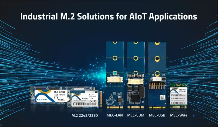 Cervoz_Industrial M.2 Solutions for AIoT Applications