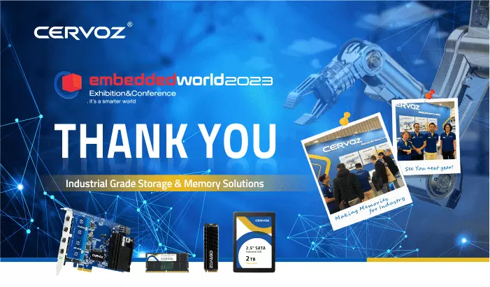 Cervoz_Thank you for Visiting Cervoz at Embedded World 2023