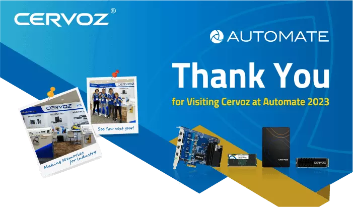 Cervoz_Thank you for Visiting Cervoz at Automate 2023