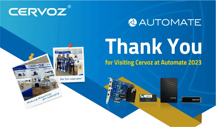 Cervoz_Thank you for Visiting Cervoz at Automate 2023