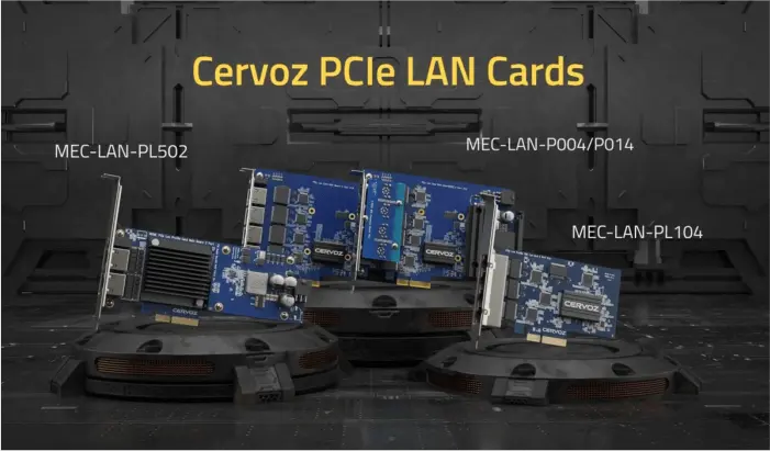 Cervoz_Cervoz Compact PCIe LAN Cards