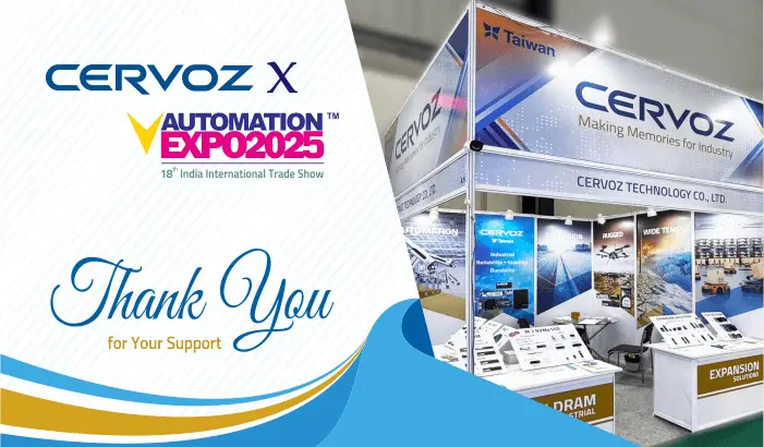 Cervoz_Thank You for Visiting Cervoz at Automation Expo 2025