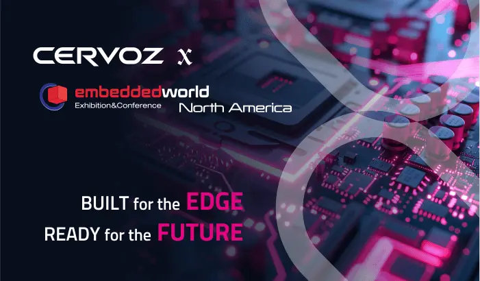 Cervoz_Invitation: Embedded World North America 2025