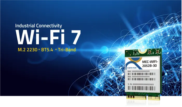 Cervoz_Future-Ready Wi-Fi 7 Module for Industrial Connectivity