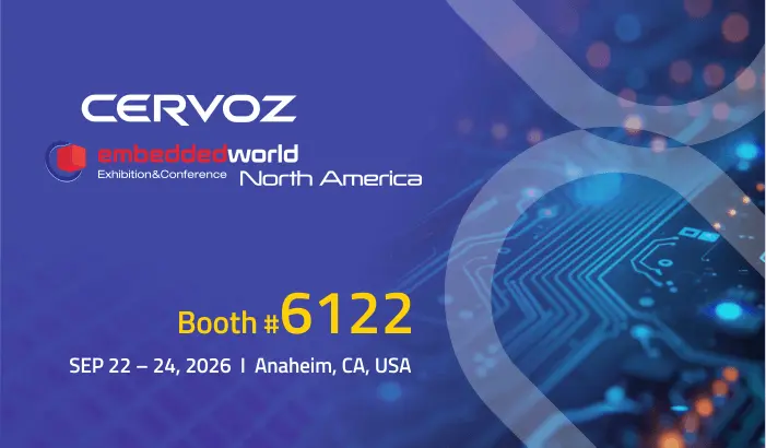 Cervoz_Invitation: Embedded World North America 2026