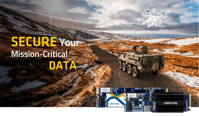 Cervoz_Secure Your Mission-Critical Data with MIL-STD-810H  M.2 NVMe SSDs