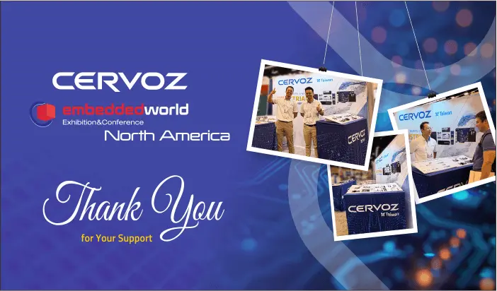 Cervoz_Thank you for visiting Cervoz at Embedded World North America 2026