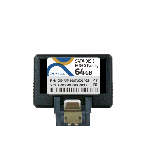 non.16樣專用 Industrial SATA Disk 7pin Vertical Short Embedded Module - M360