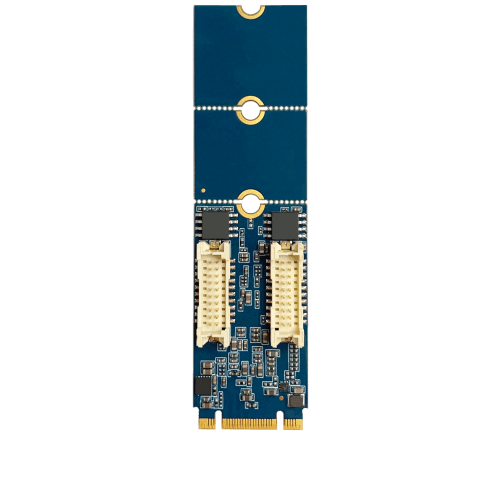 Industrial M.2 2242/2260/2280 PCIe Ethernet Card_MEC-LAN-2002i