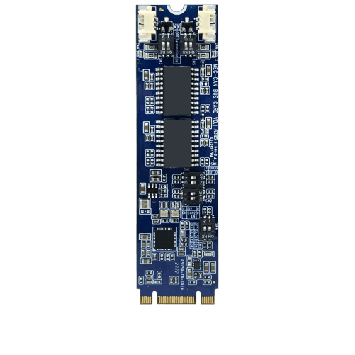 Industrial M.2 PCIe CAN Bus Expansion Card_2F02i